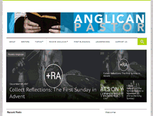 Tablet Screenshot of anglicanpastor.com